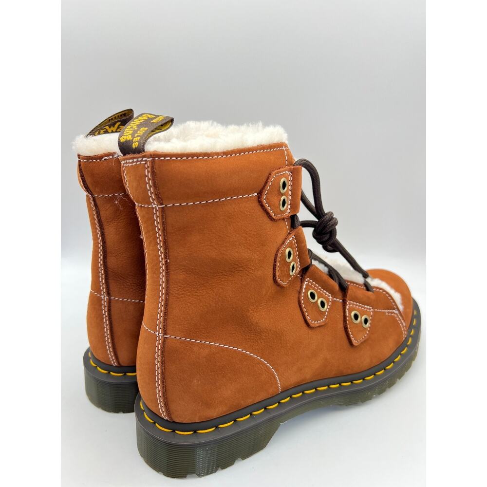 Dr. Martens 1460 Lace to Toe Fur Lined Buttersoft Lace Up Boots Women's Size 10 - Picture 7 of 16
